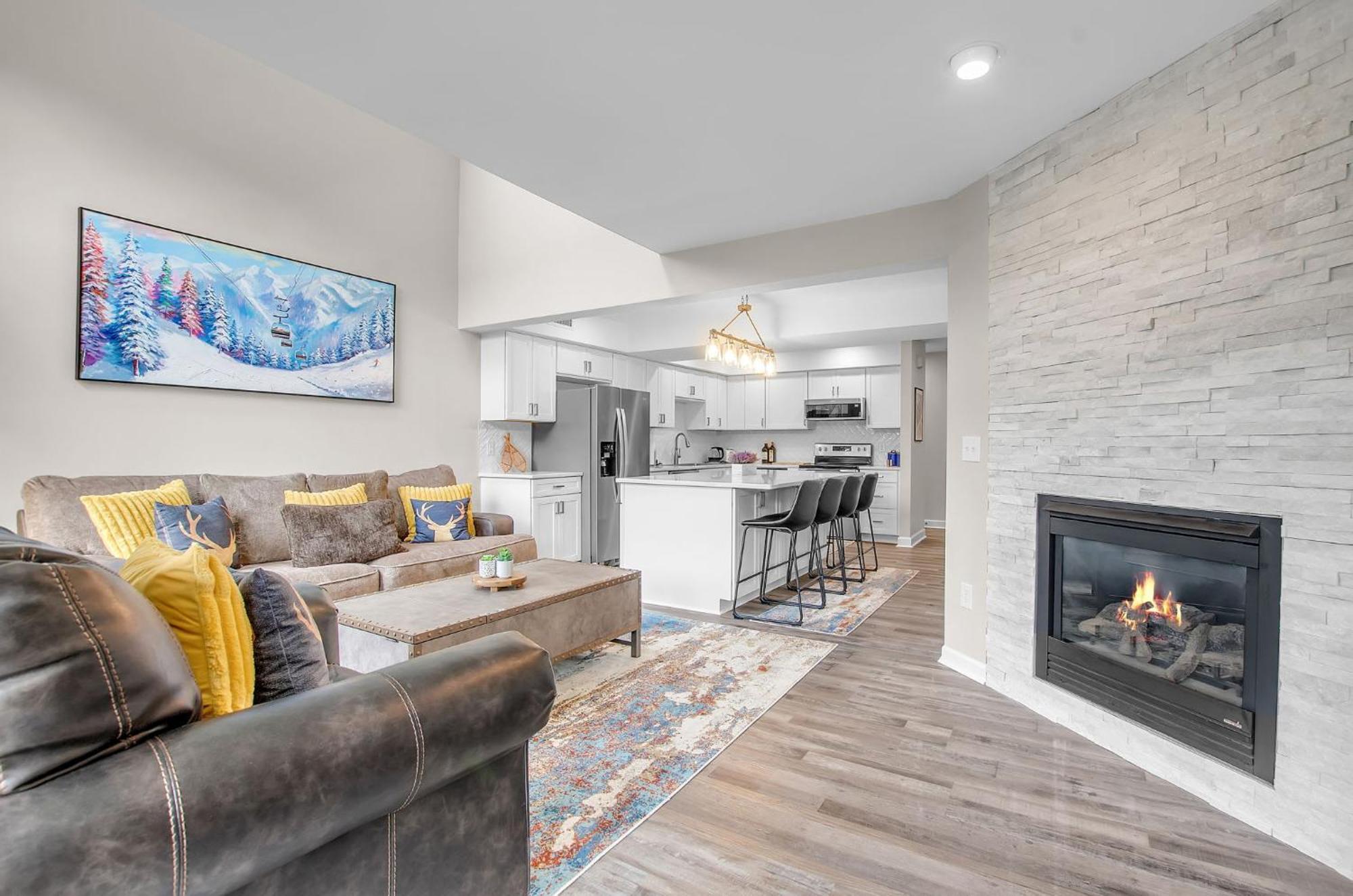 Family Townhouse With Fireplace Ellicottville Esterno foto