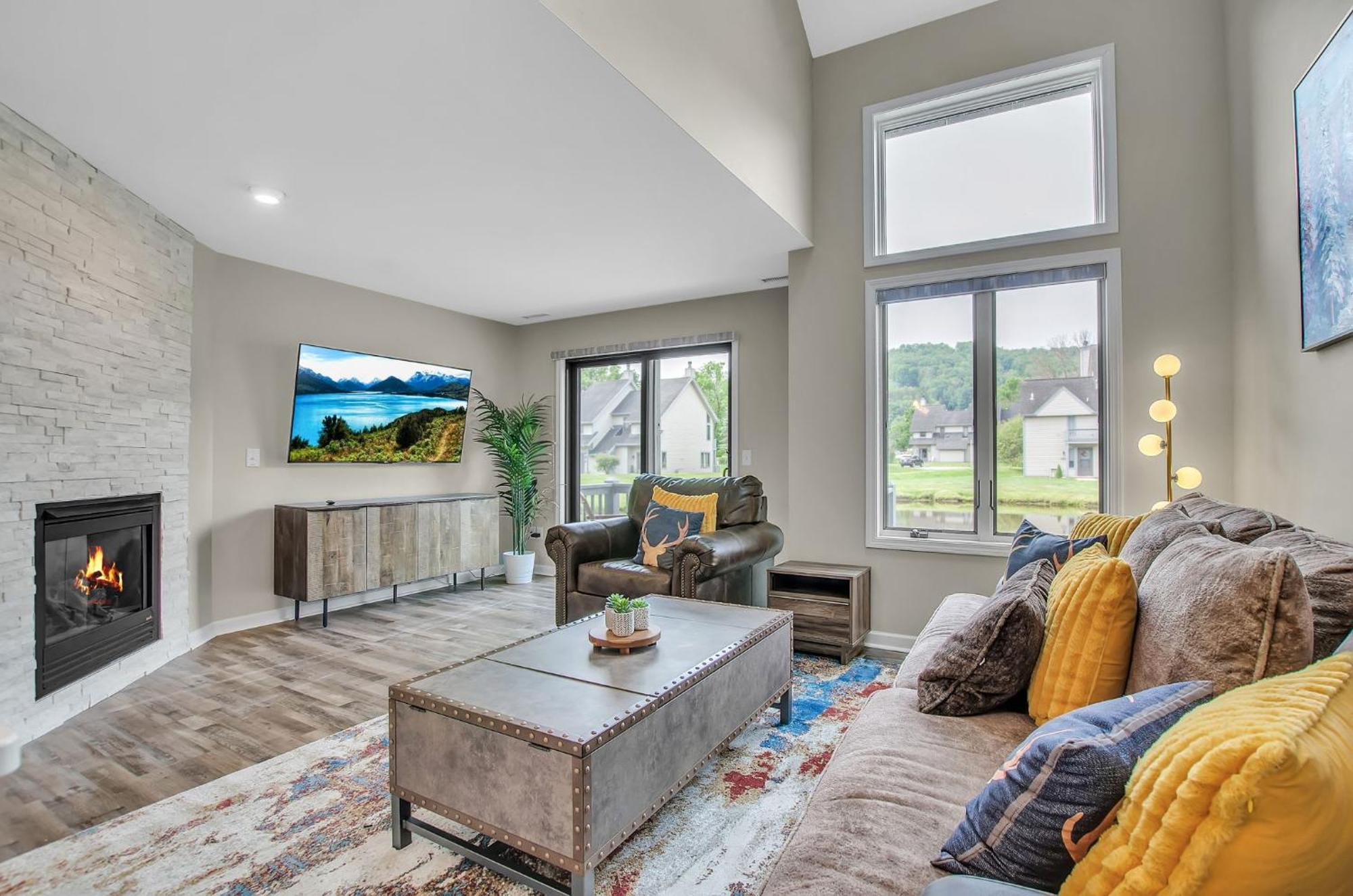 Family Townhouse With Fireplace Ellicottville Esterno foto