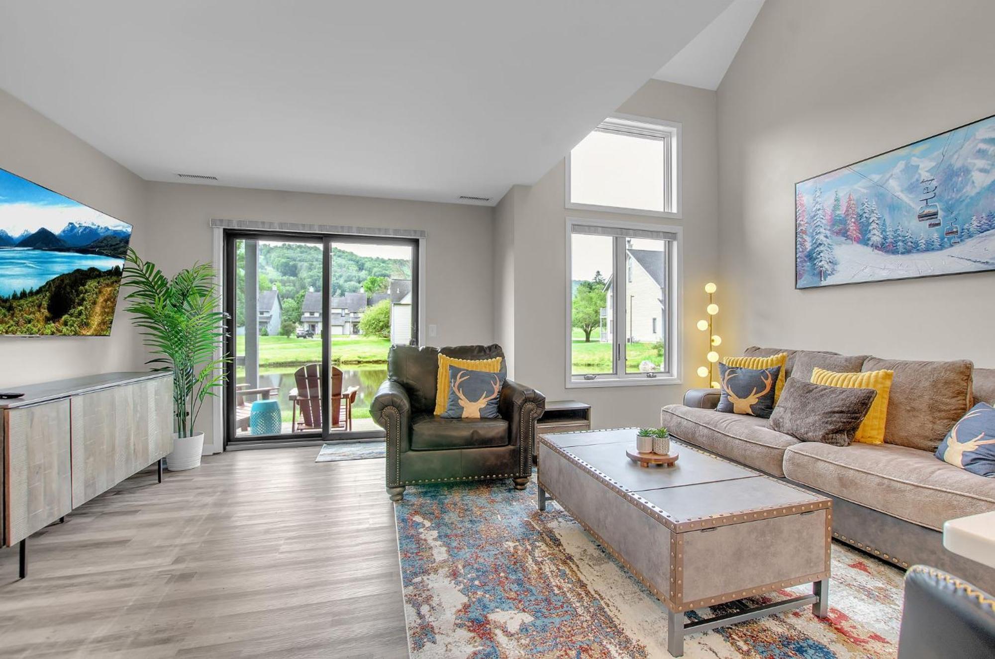 Family Townhouse With Fireplace Ellicottville Esterno foto