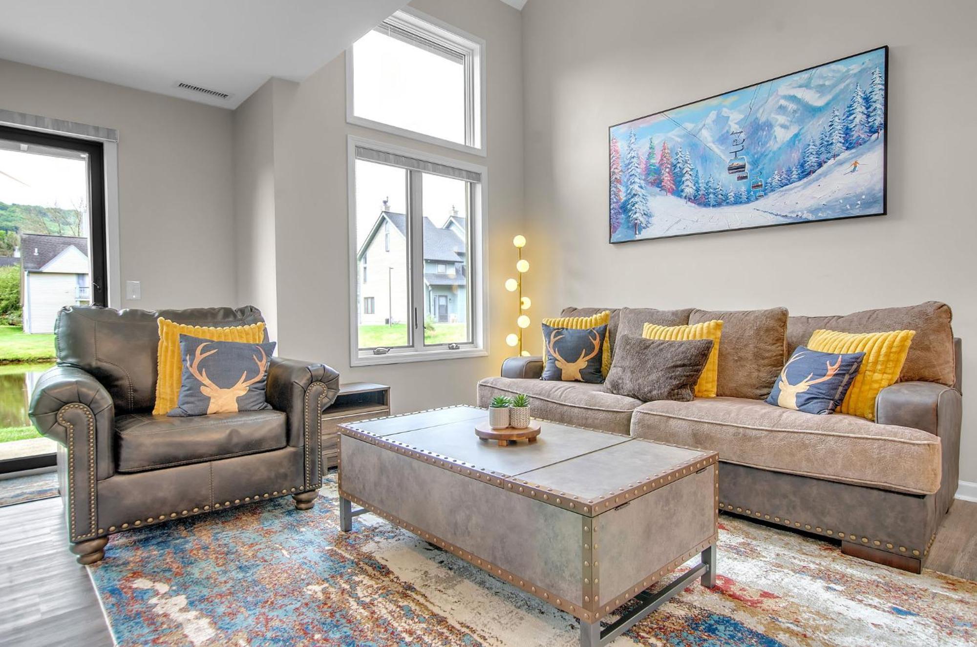 Family Townhouse With Fireplace Ellicottville Esterno foto